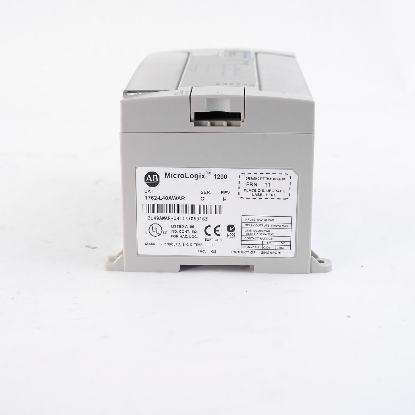 Allen Bradley 1762-L40AWAR /C MicroLogix 1200 40-Pt PLC Controller 1762L40AWAR
