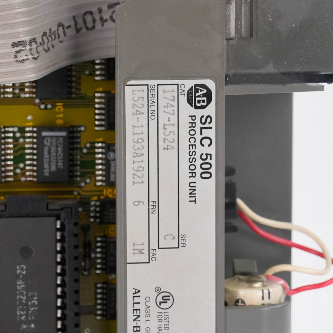 Allen Bradley 1747-L524 Ser C SLC 500 SLC 5/02 CPU Processor 4K Memory 1747L524