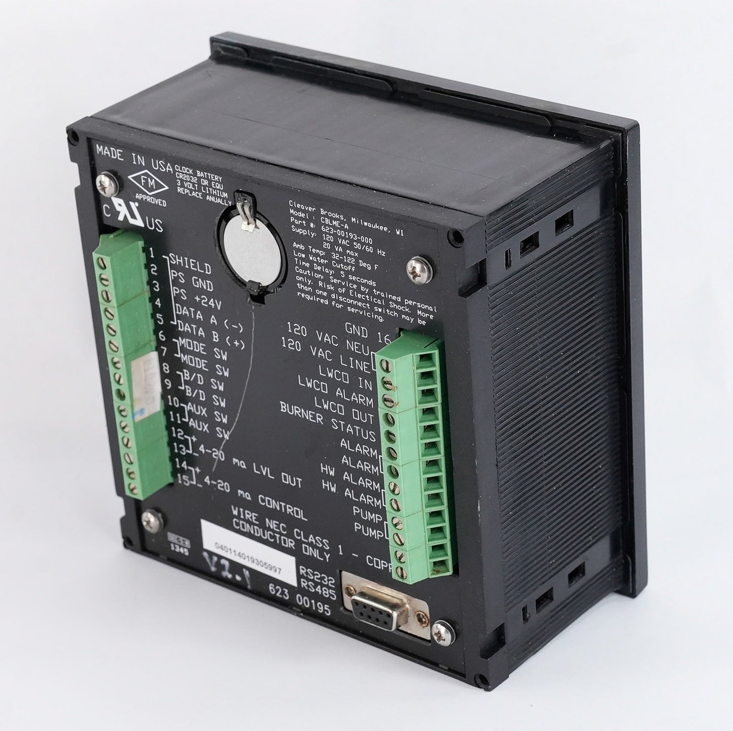 Cleaver Brooks CBLME-A 623-00193-000 V2.0 Level Master Expansion Module