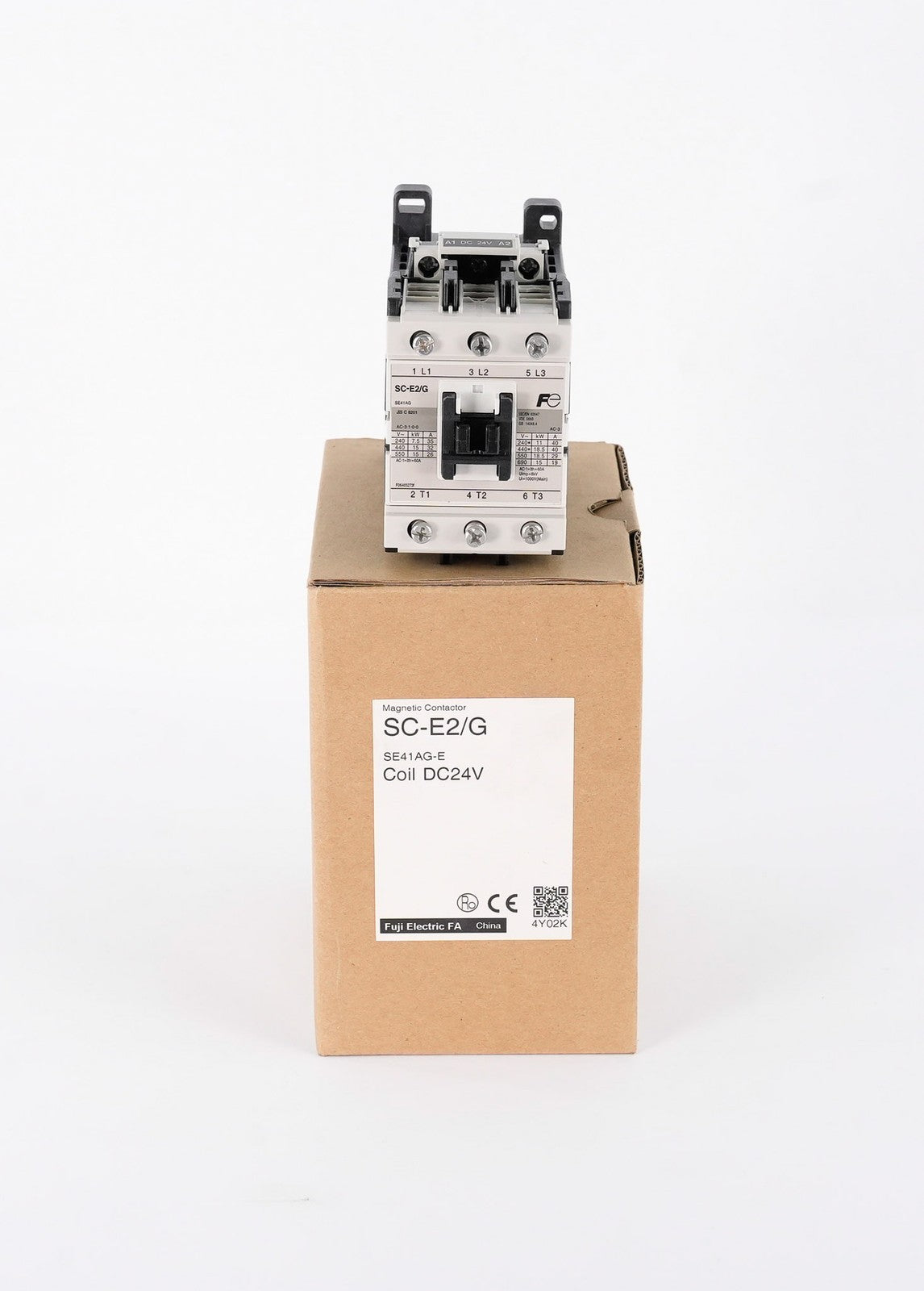 Fuji Electric SC-E2 G Magnetic Contactor 3-Pole 600V SCE2G - Open Box