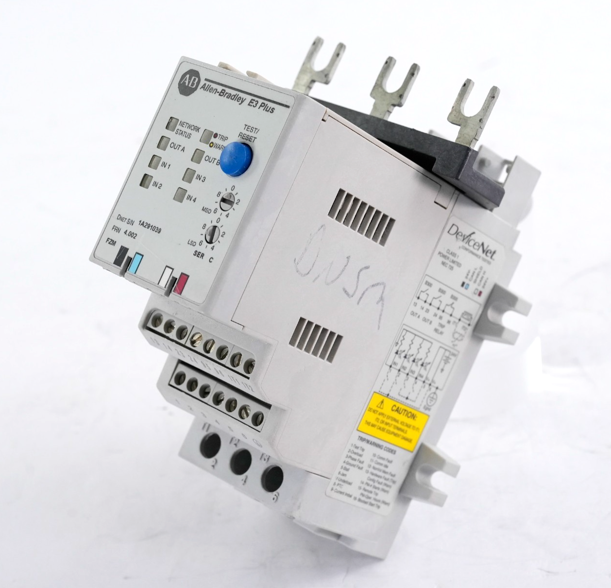Allen Bradley 592-EC2AC /C E3 Plus Overload Relay DeviceNet 592EC2AC