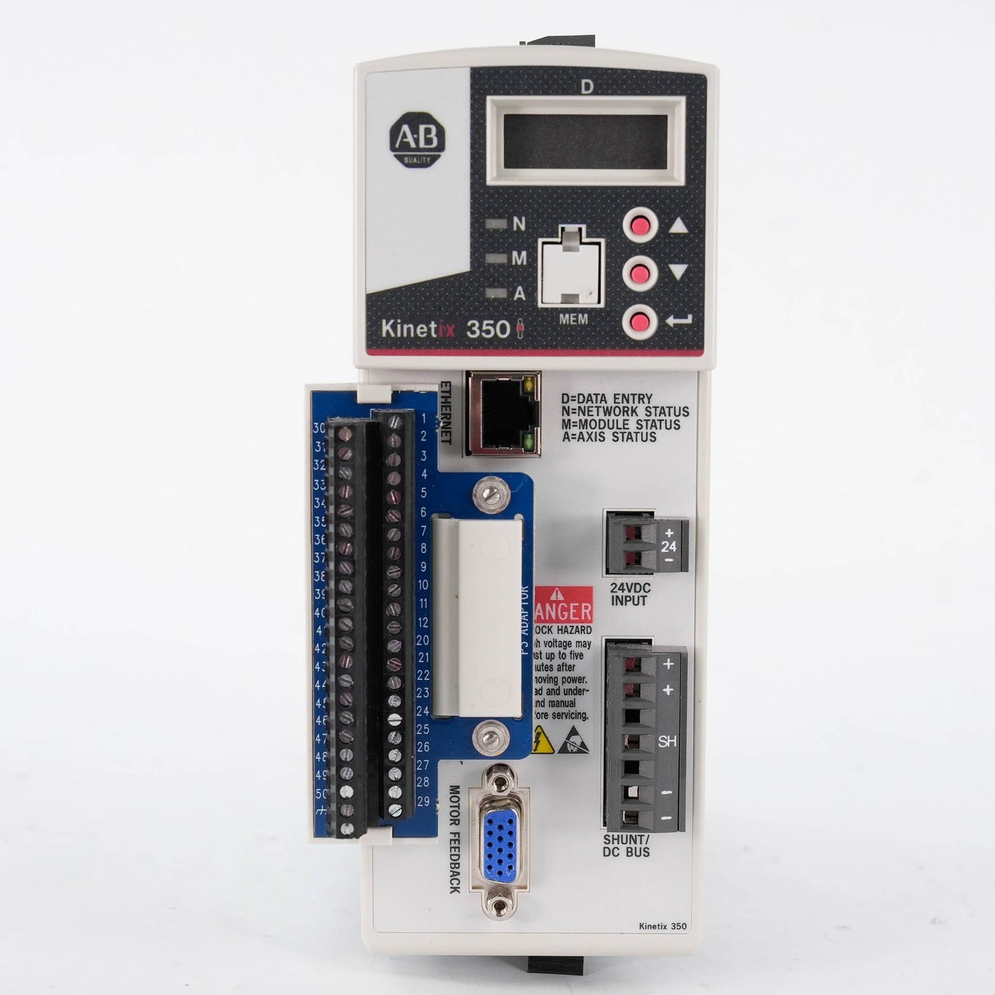 Allen Bradley 2097-V33PR3-LM Ser A Kinetix 350 Servo Drive 240V 1-Phase 2A