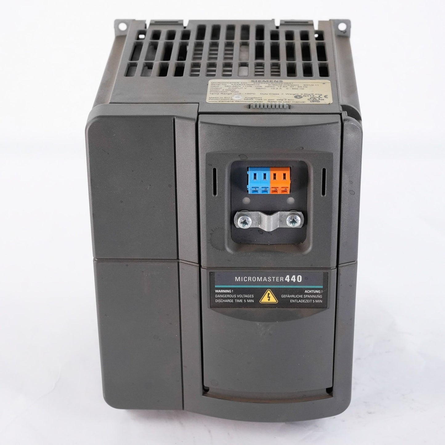 Siemens 6SE6440-2UD24-0BA1 Micromaster 440 Inverter Drive 6SE64402UD240BA1
