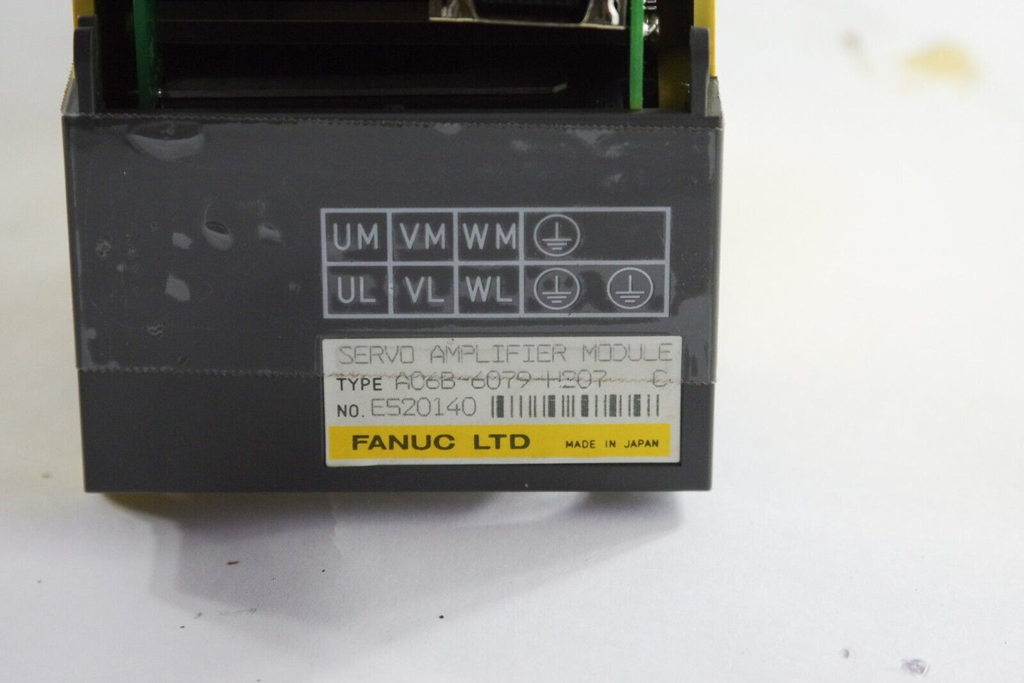 FANUC A06B-6079-H207 /C SERVO AMP - Missing Front Cover