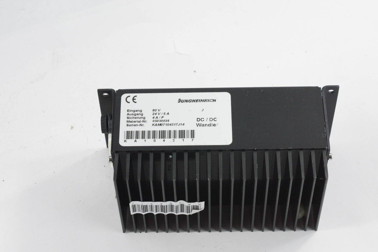 Jungheinrich Dc/Dc Transducer Input 80V Exit 24V 4A 05030038