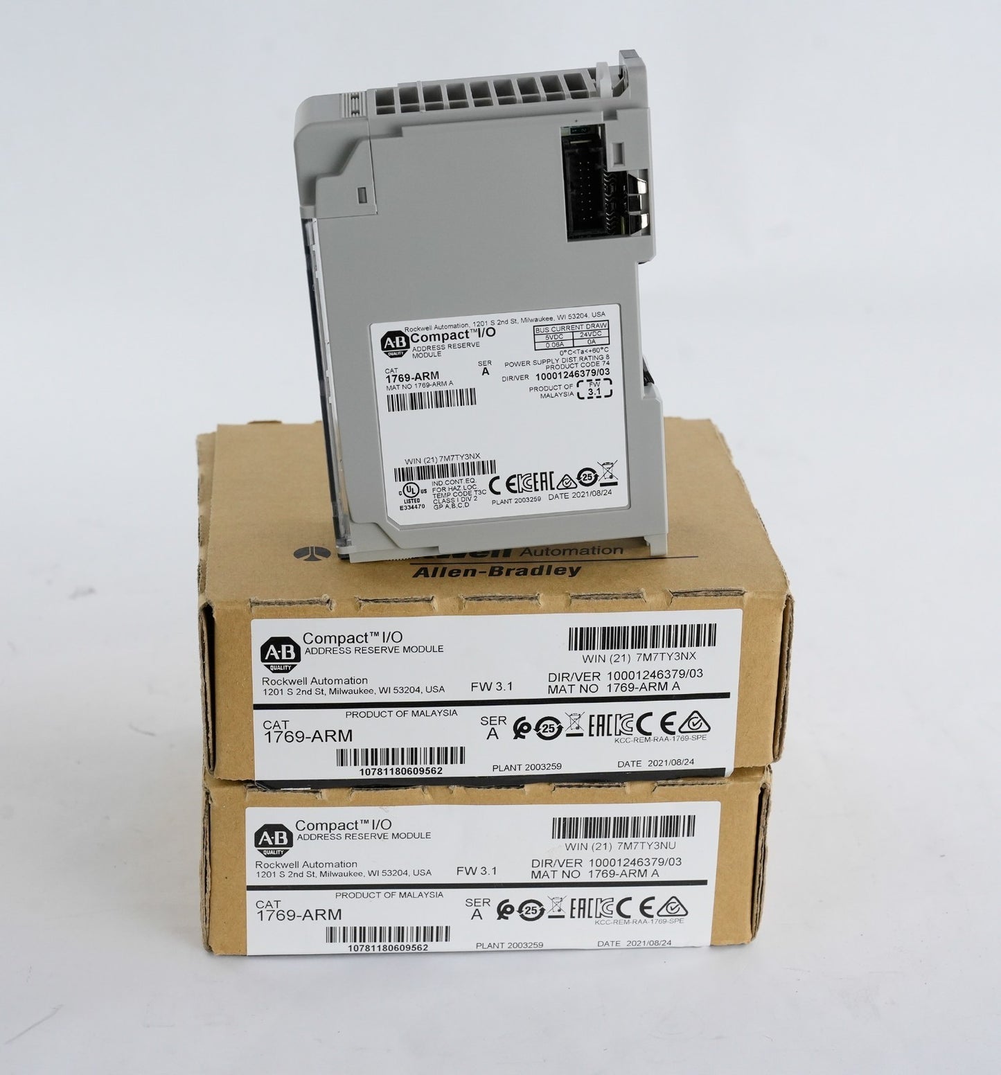 Allen Bradley 1769-ARM /A Compact I/O Address Reserve Module 1769ARM - Open Box