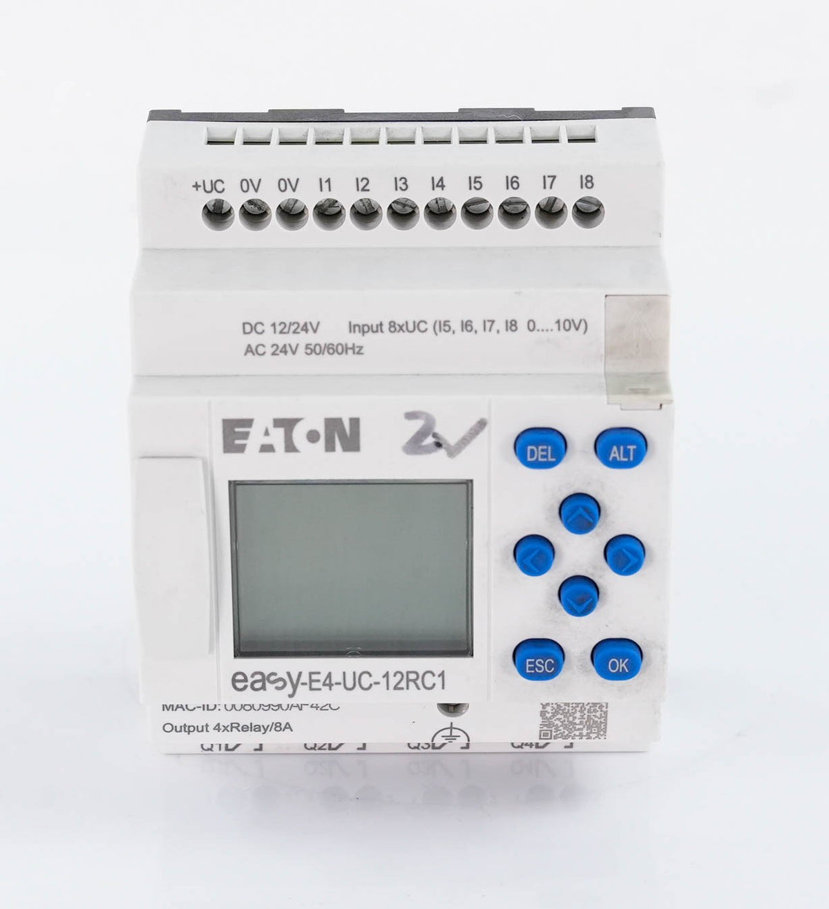 Eaton easy-E4-UC-12RC1 Control Relay 12/24VDC 24VAC 8 Input 4 Relay