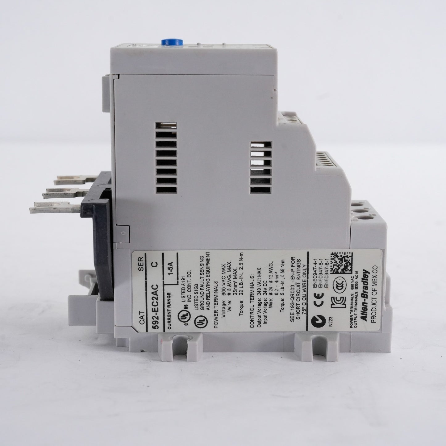 Allen Bradley 592-EC2AC /C E3 Plus Overload Relay DeviceNet 592EC2AC