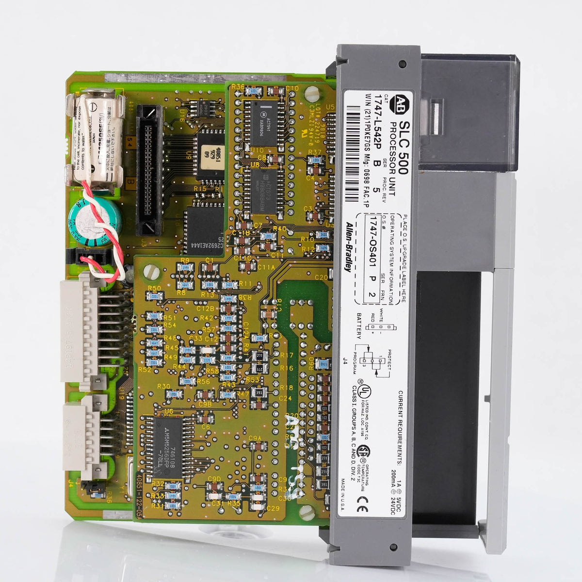 Allen Bradley 1747-L542P Ser B SLC 5/04P 32K Memory Processor CPU 1747L542P 5/04