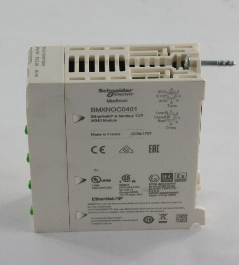 Schneider Electric BMXNOC0401 Modicon M340 Ethernet/IP Modbus TCP Module