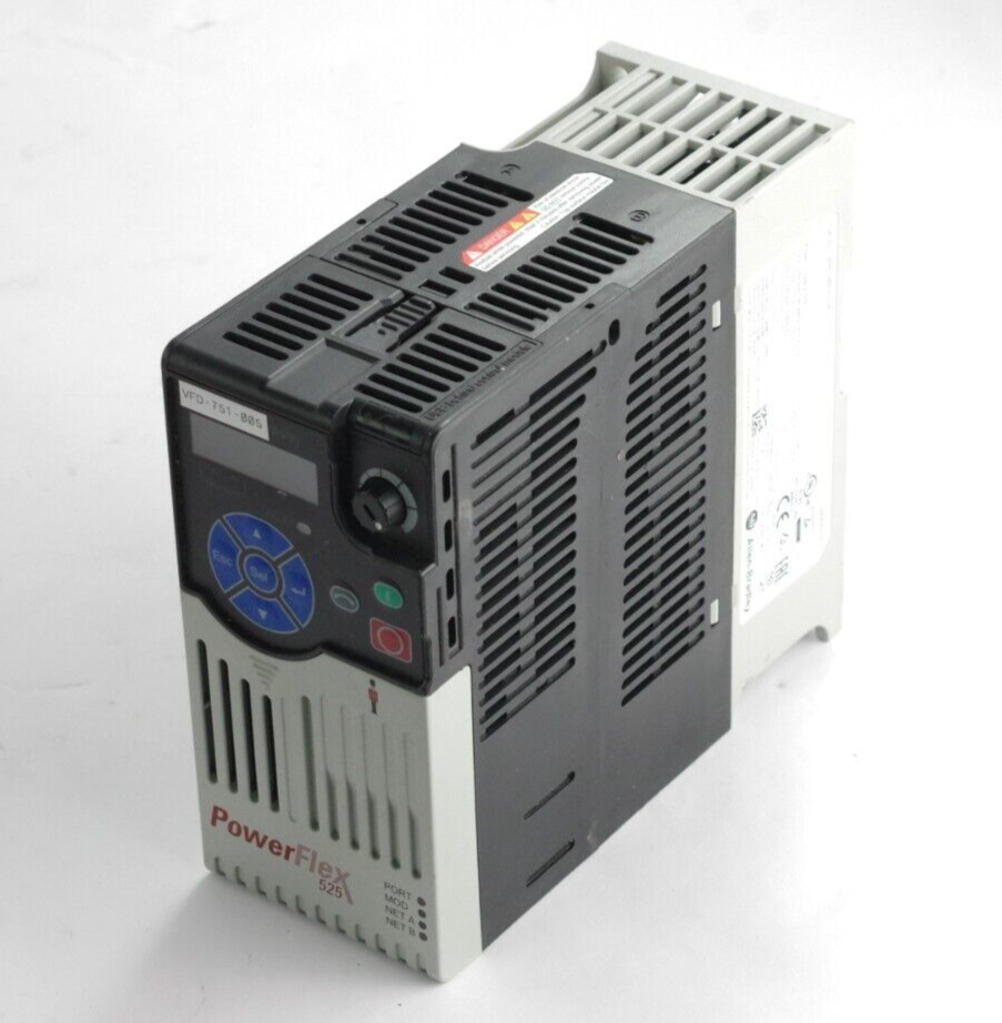 Allen Bradley 25B-D4P0N104 PowerFlex 525 Adjustable Frequency AC Drive 2 HP 480V