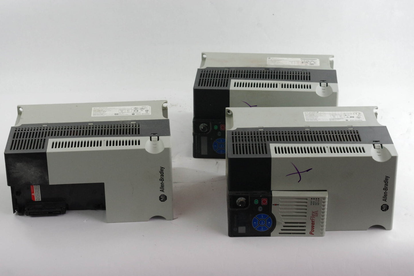 Allen Bradley 25B-D024N104 PowerFlex 525 11kW 15HP 3PH AC Drive - 3x For Parts