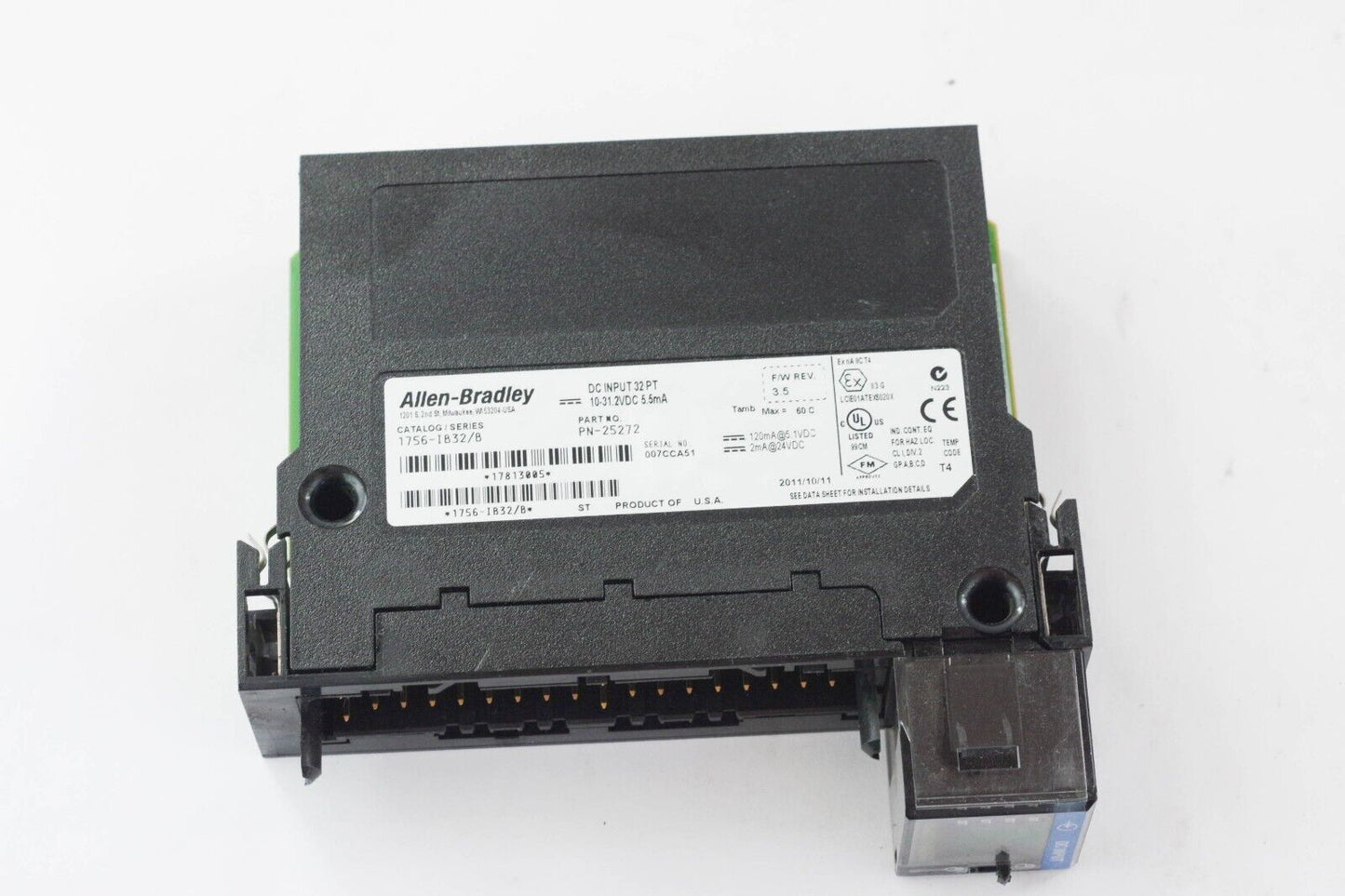 Allen Bradley 1756-IB32 /B 32 Point DC Input Module Ser B