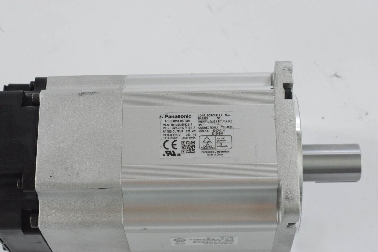 Panasonic MSME082S1T AC Servo Motor - New Without Box