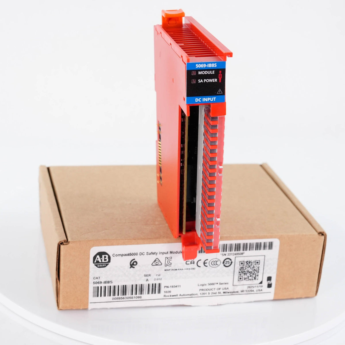 Allen Bradley 5069-IB8S Compact 5000 I/O Safety Input Module 8-Pt 24VDC Open Box