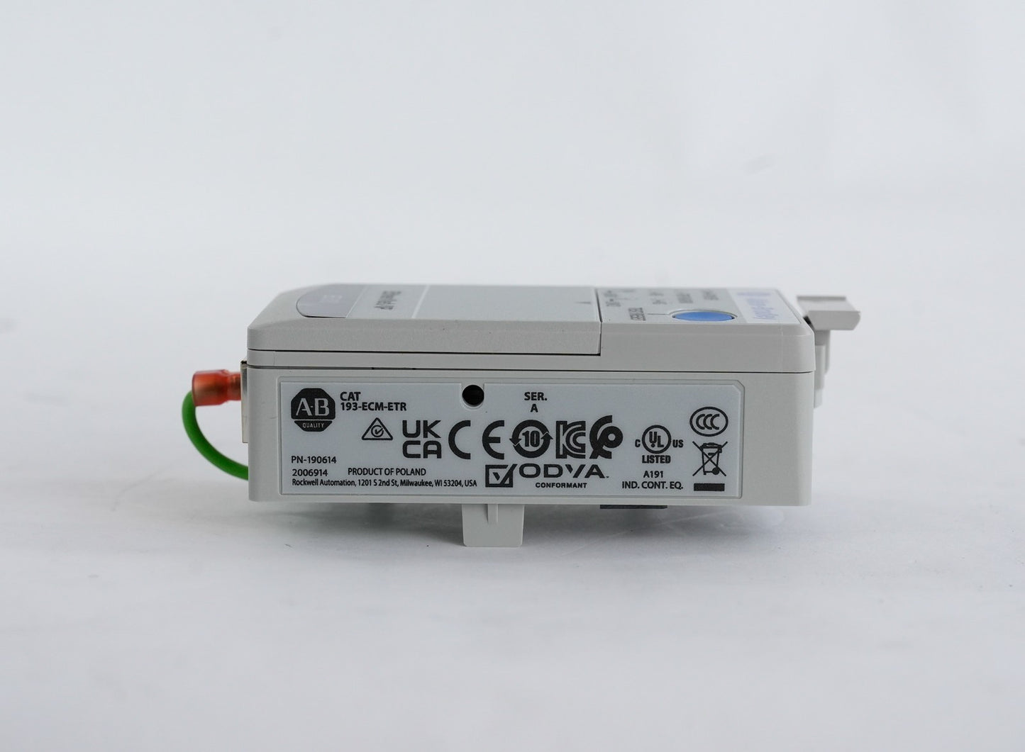 Allen Bradley 193-ECM-ETR /A FW 1.013 Enet/IP Communication Module - Open Box
