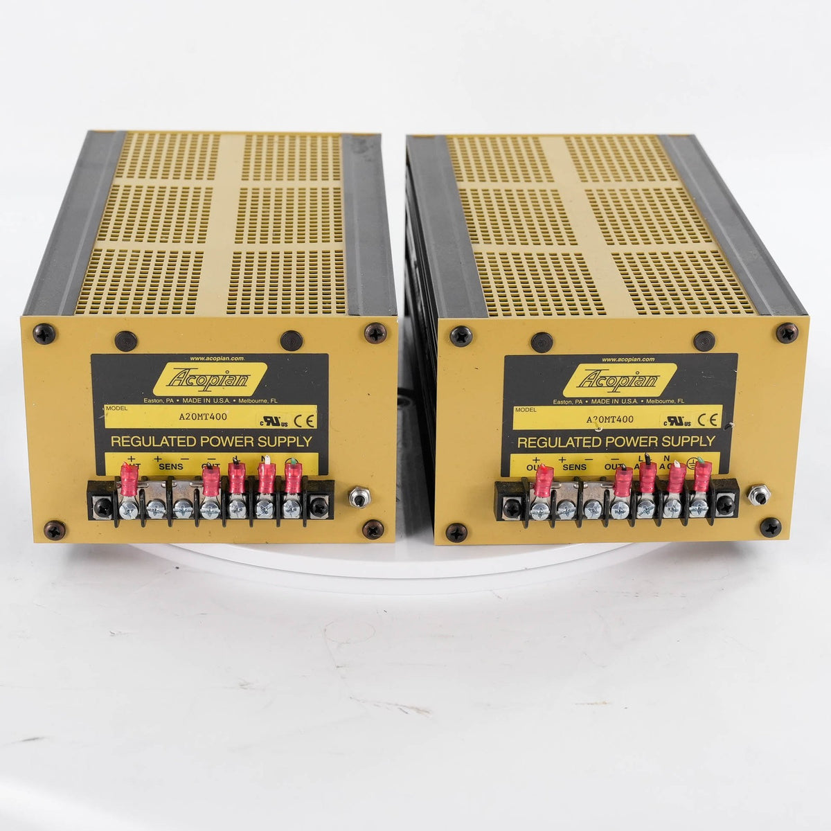 Acopian A20MT400 Linear Power Supply 20V 4A 105-125VAC 50/400Hz A20MT400 Case M