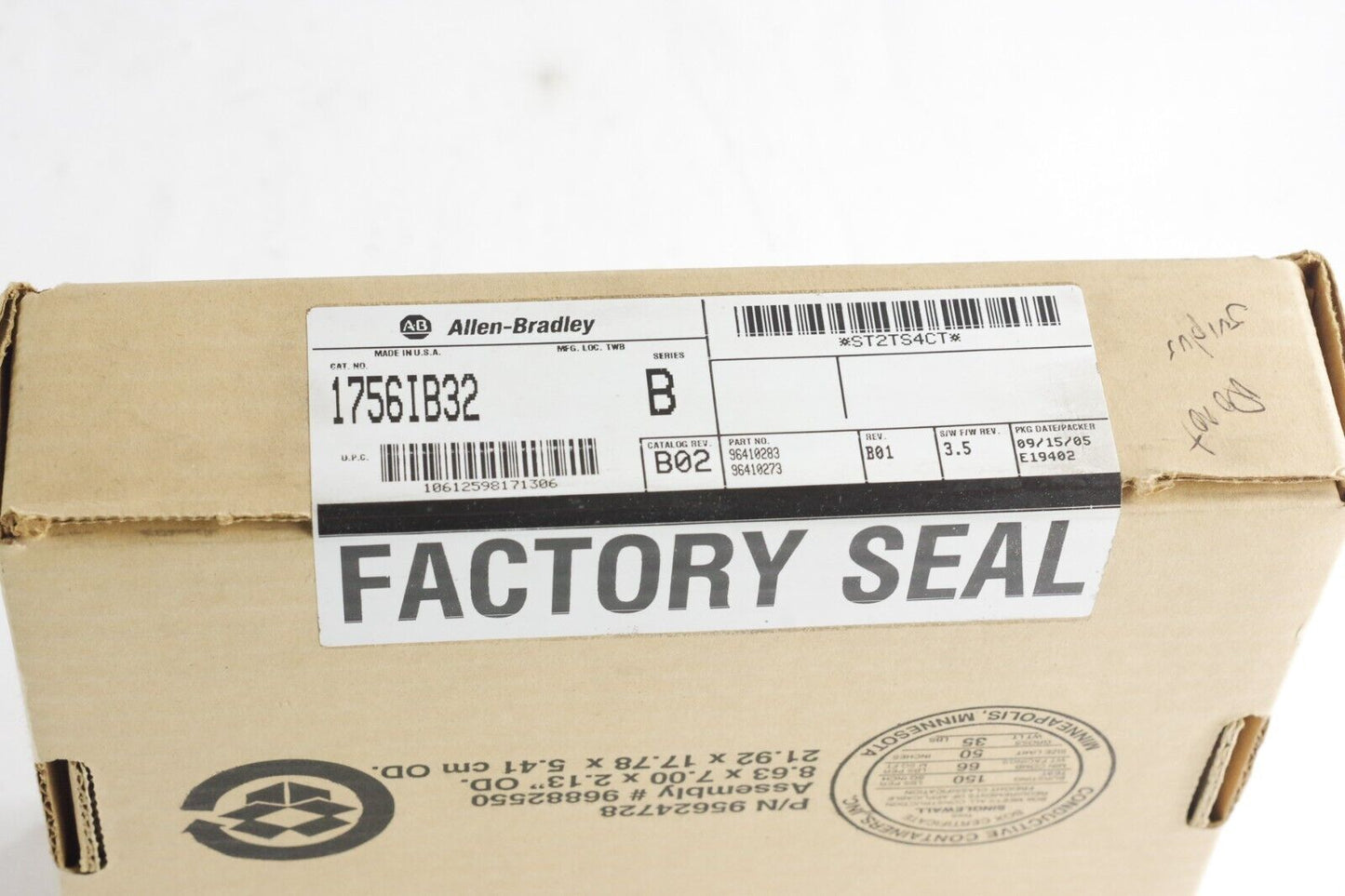 Allen Bradley 1756-IB32/B ControlLogix Digital DC Input Module - Sealed Surplus