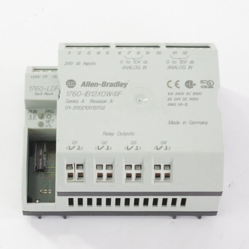 Allen Bradley 1760-IB12X0W4IF Ser A Rev A I/O Combination Module 1760-LDF No Box