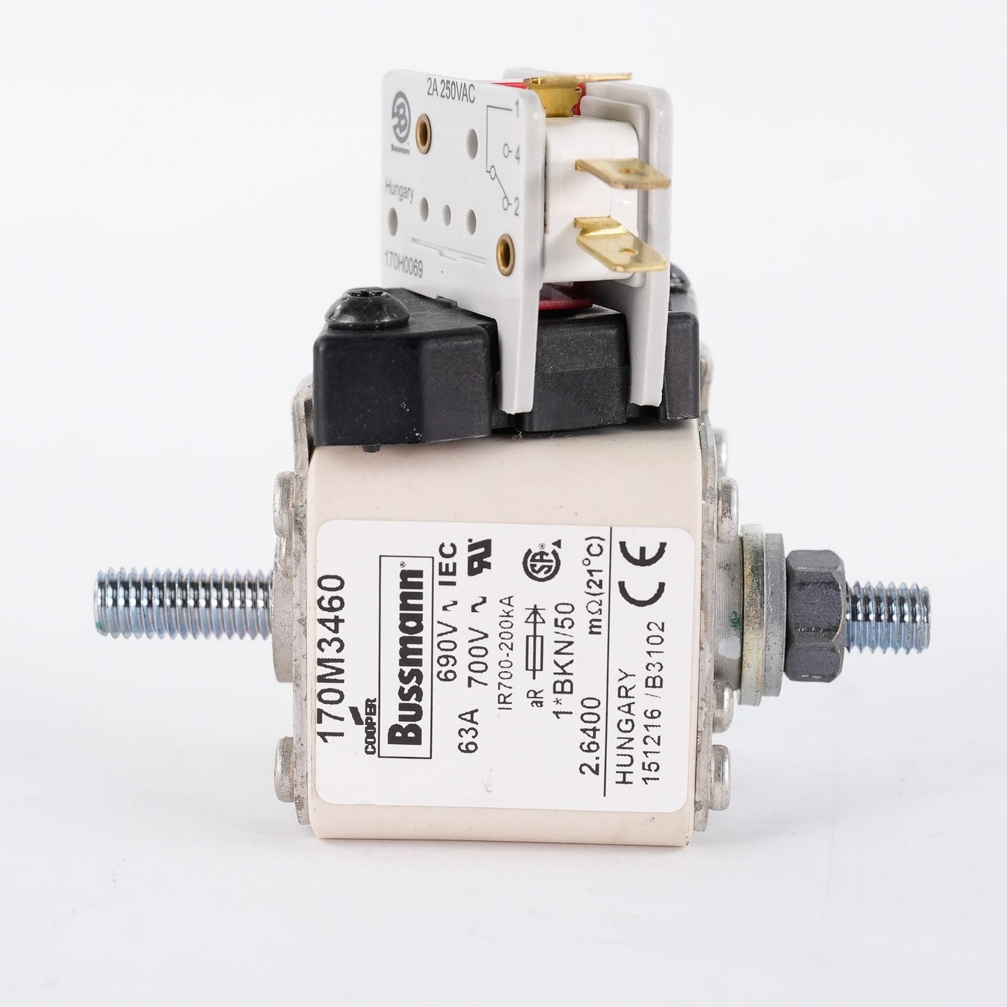 Bussmann 170M3460 High Speed Fuse 40A 690V 700V Size 000 Square Body 170M3460
