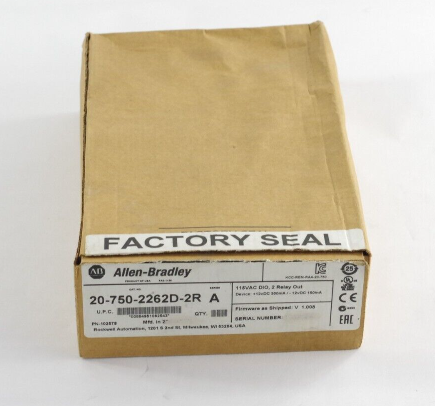 Allen Bradley 20-750-2262D-2R Powerflex 753 I/O Module Ser A