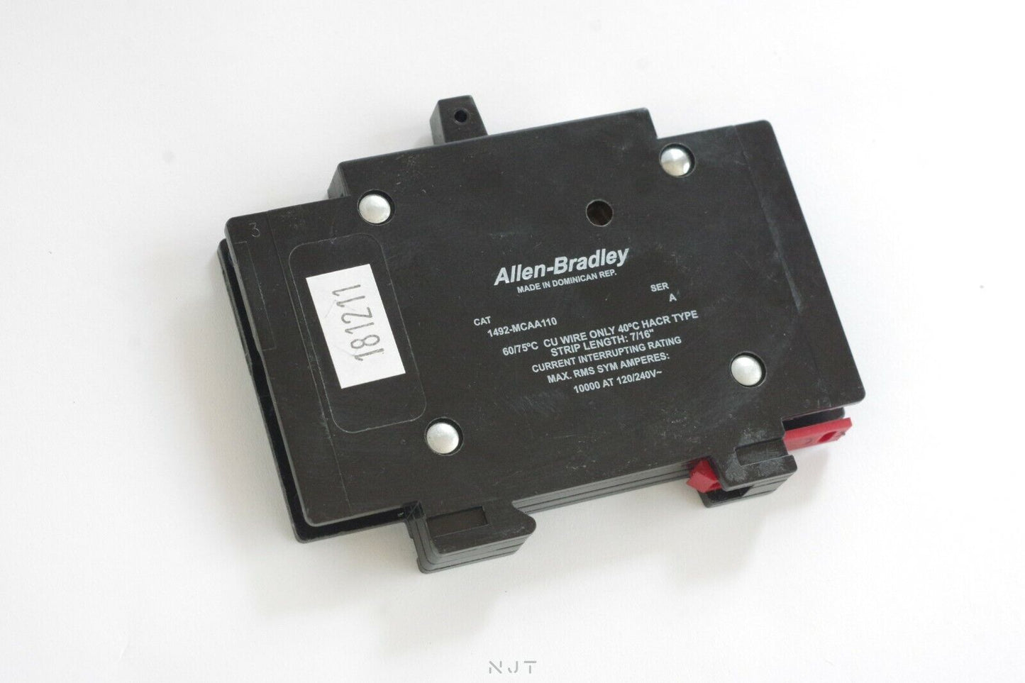 Allen Bradley 1492-MCAA110 Circuit Breaker 10A Series A 1 Pole