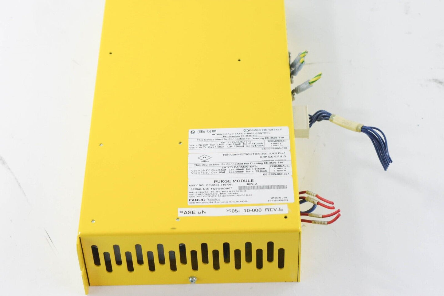 Fanuc Purge Module EE-3505-710-001 Rev A