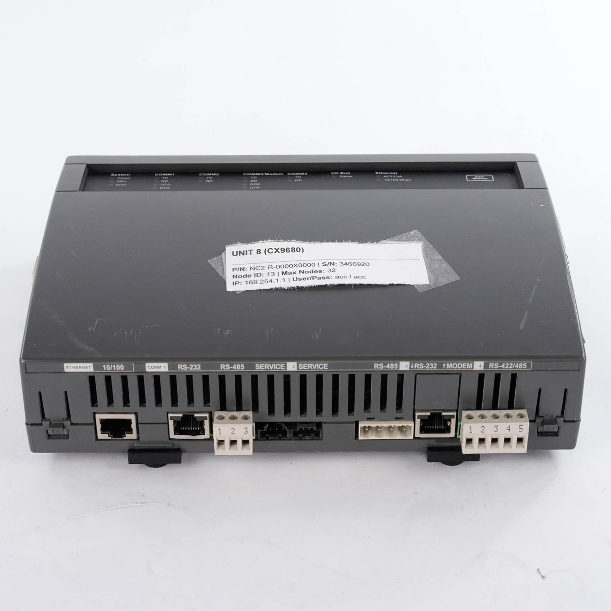 Andover CX9680 NC2-R-0000X0000 NetController II CX9680 X 32 Node NC2-R-0320X0000