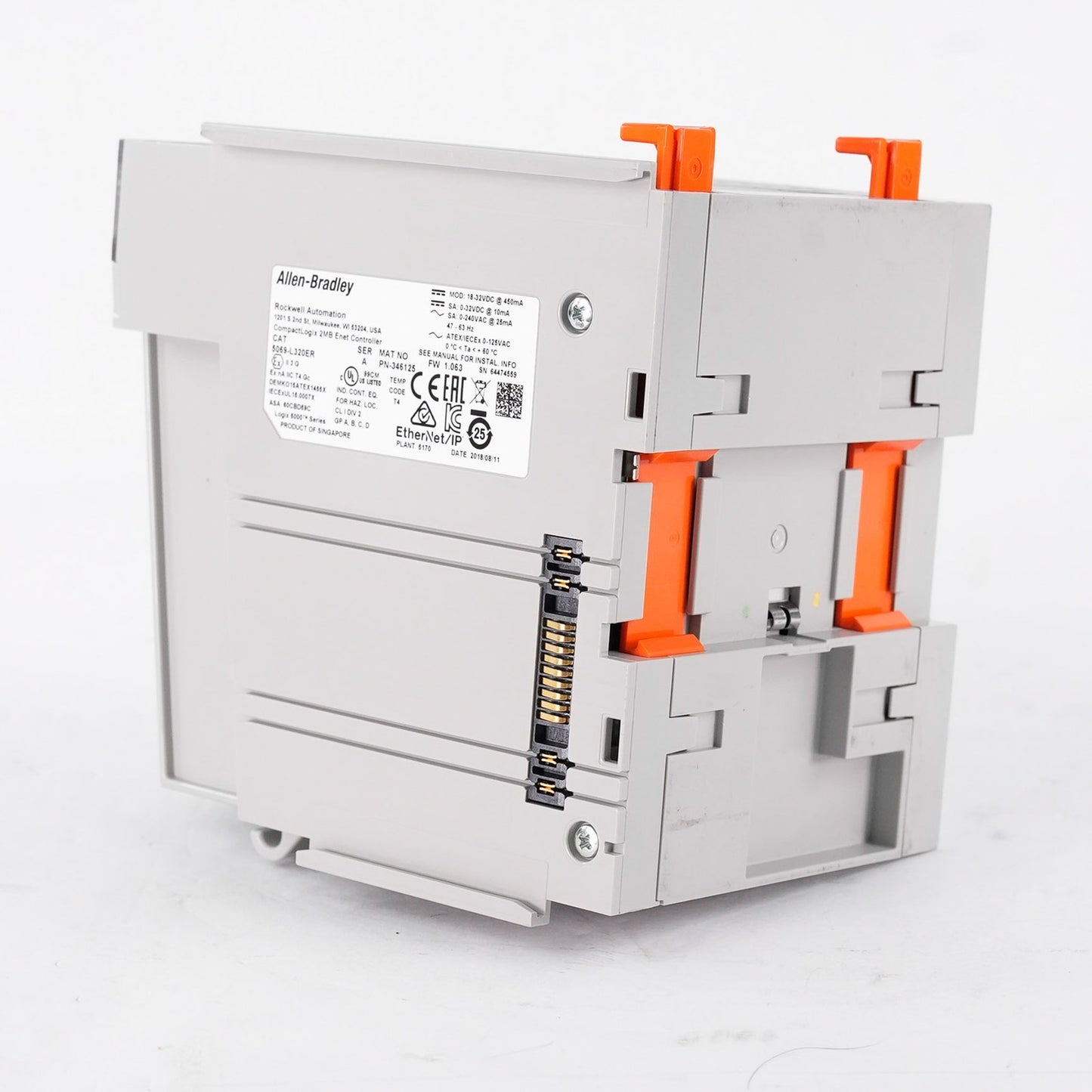 Allen Bradley 5069-L320ER /A CompactLogix 5380 Controller 2MB 5069L320ER