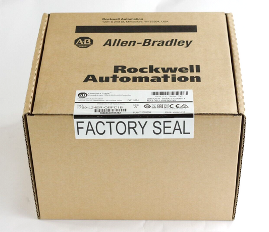 Allen Bradley 1769-L24ER-QBFC1B Ser A CompactLogix Controller - Sealed Surplus