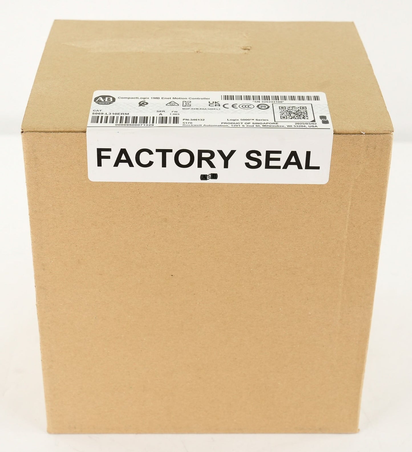 Allen Bradley 5069-L310ERM /A CompactLogix 5380 Controller 1MB - Sealed Surplus