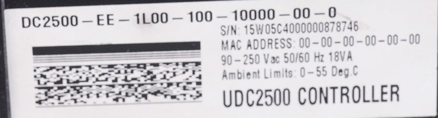 Honeywell DC2500-EE-1L00-100-10000-00-0 UDC2500 Digital Controller