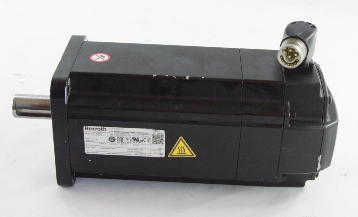 Rexroth MS2N06-D1BNN-CMSK2-NNNNN-NN / MS2N06D1BNNCMSK2NNNNNNN Servo Motor