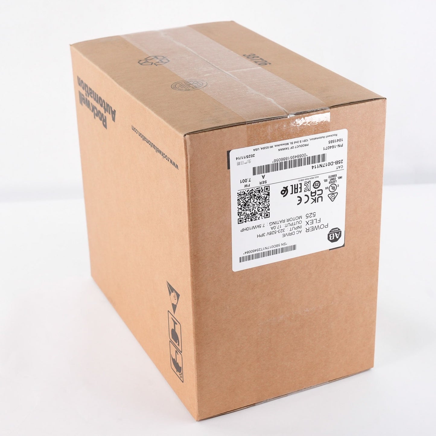 Allen Bradley 25B-D017N114 /A PowerFlex 525 AC Drive 3-Ph 10HP - Sealed Surplus