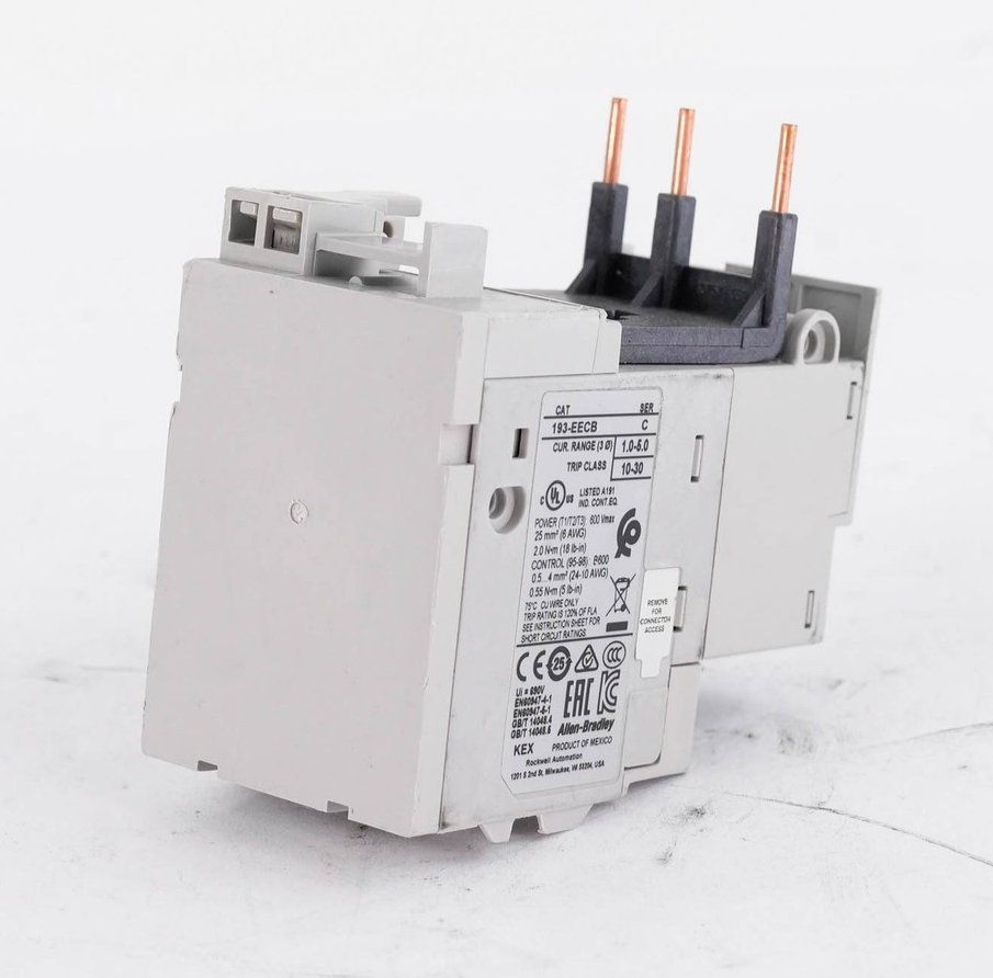 Allen Bradley 193-EECB E1 Plus Overload Relay 1-5A 600V 50/60Hz 193EECB