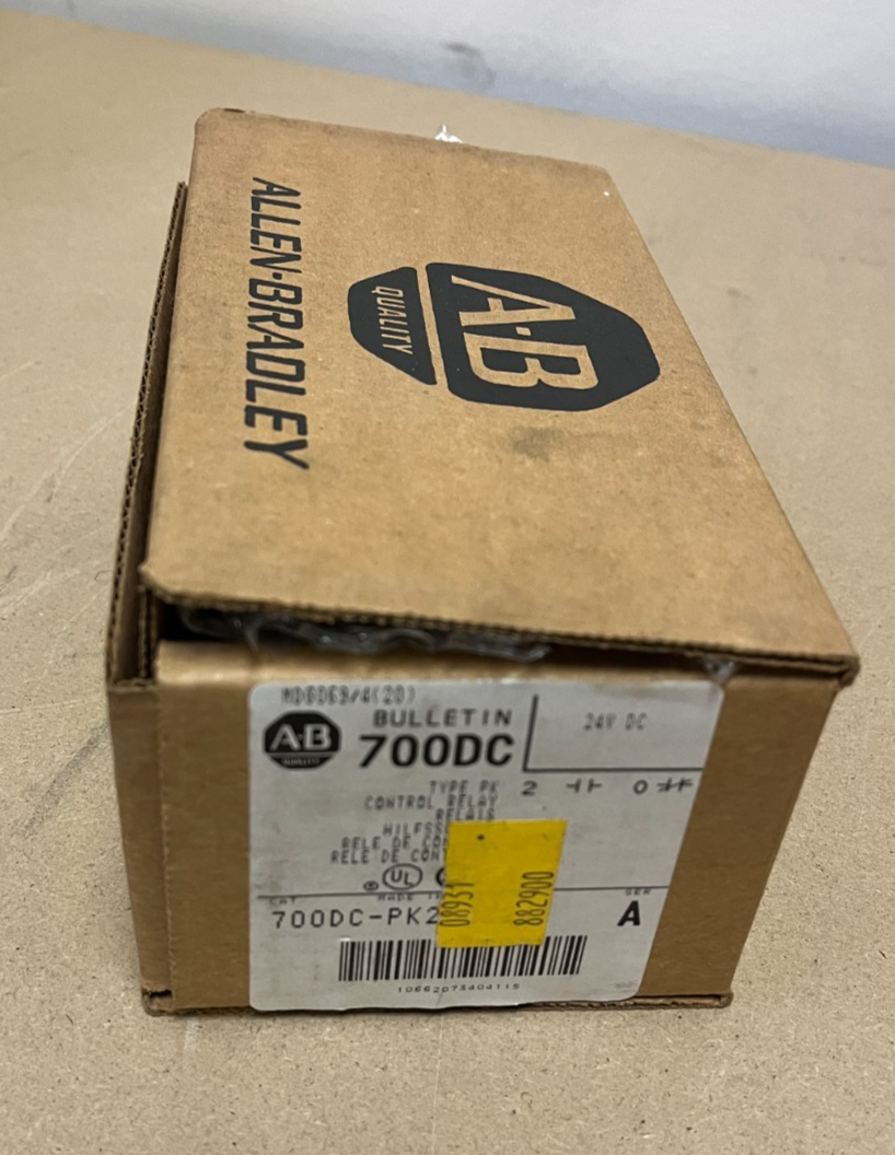 Allen Bradley 700DC-PK200Z24 Control Relay 24VDC 2-Pole 700PK200Z24 Series A 10A