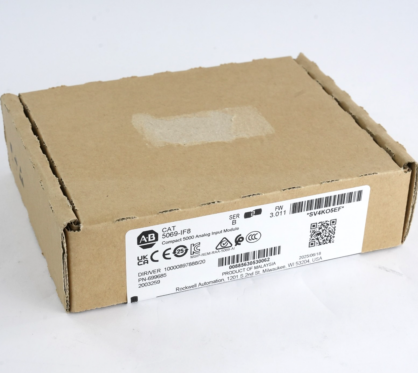 Allen Bradley 5069-IF8 /B Compact 5000 Analog Input Module - 2025 Sealed Surplus