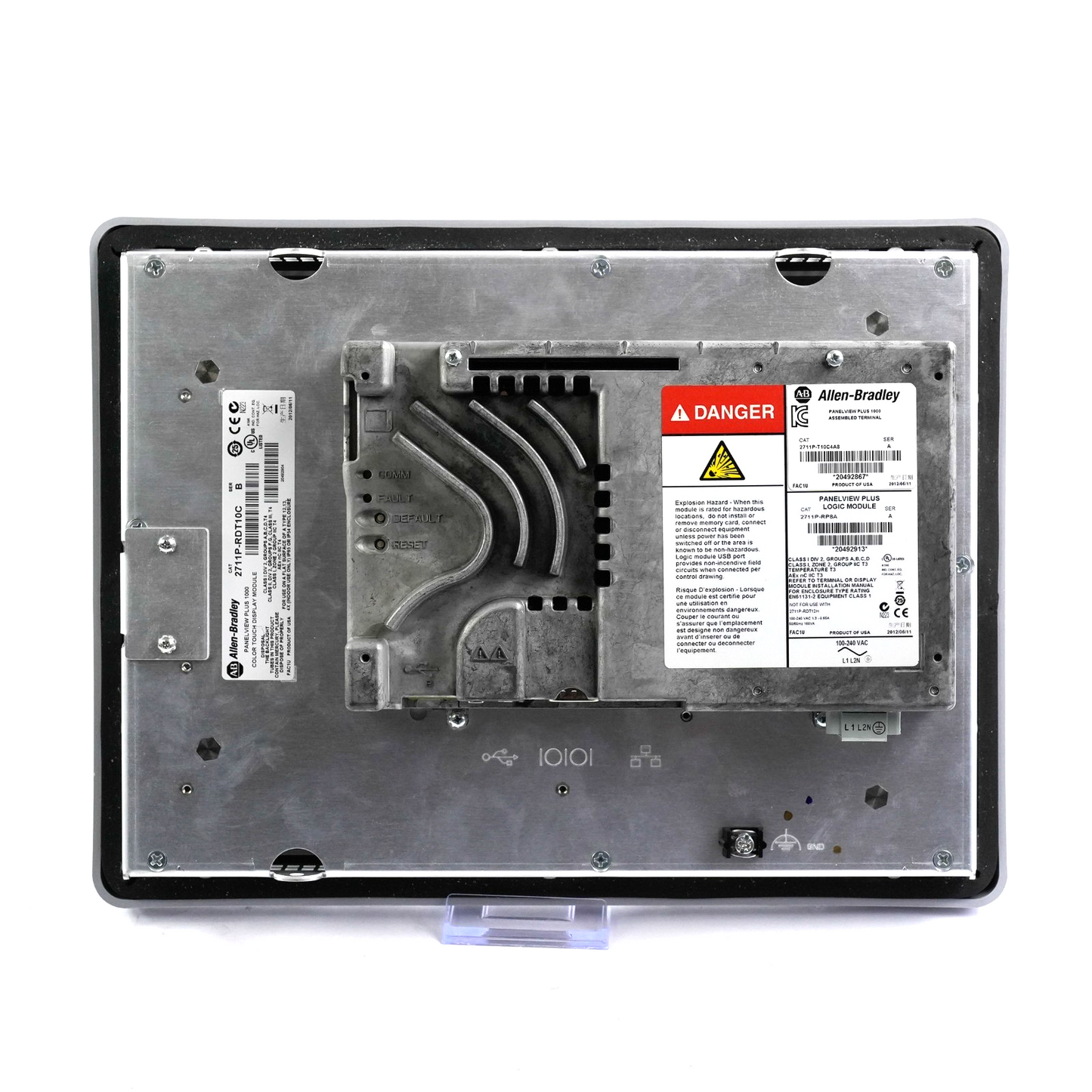 Allen Bradley 2711P-T10C4A8 RP8A RDT10C Panelview Plus 1000 Terminal - Installed