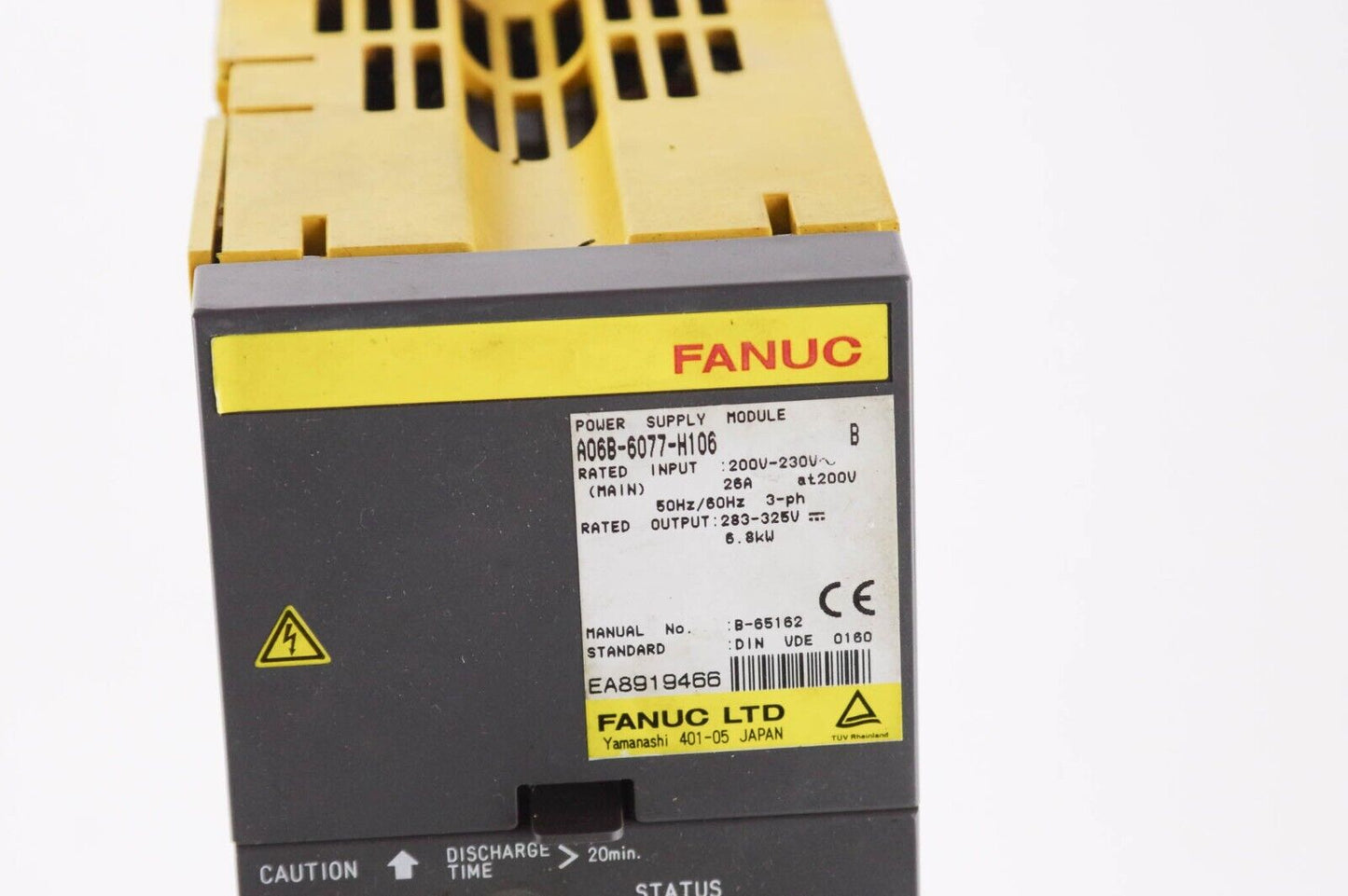 Fanuc A06B-6077-H106 / A06B6077H106 Ser B Power Supply Module