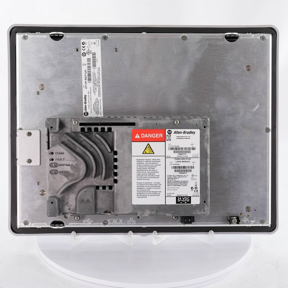 Allen Bradley 2711P-T12C4D8 PanelView Plus 6 1250 Touch HMI 24VDC 2711P-RDT12C
