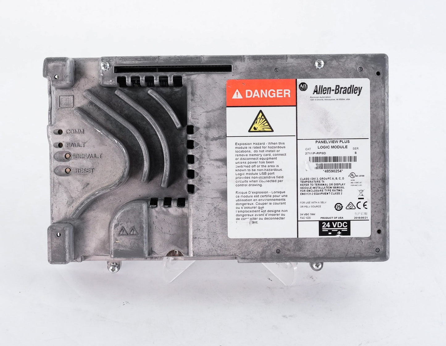 Allen Bradley 2711P-RP8D /B PanelView Plus Logic Module 2711PRP8D