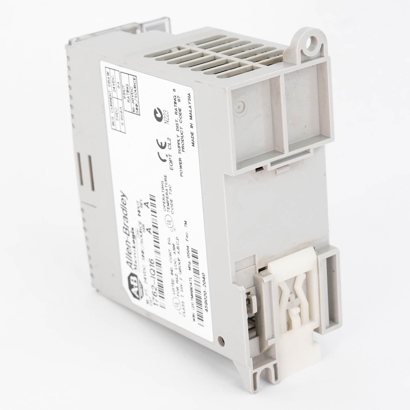 Allen Bradley 1762-IQ16 Ser A MicroLogix 16 Point 24VDC Sink Source Input