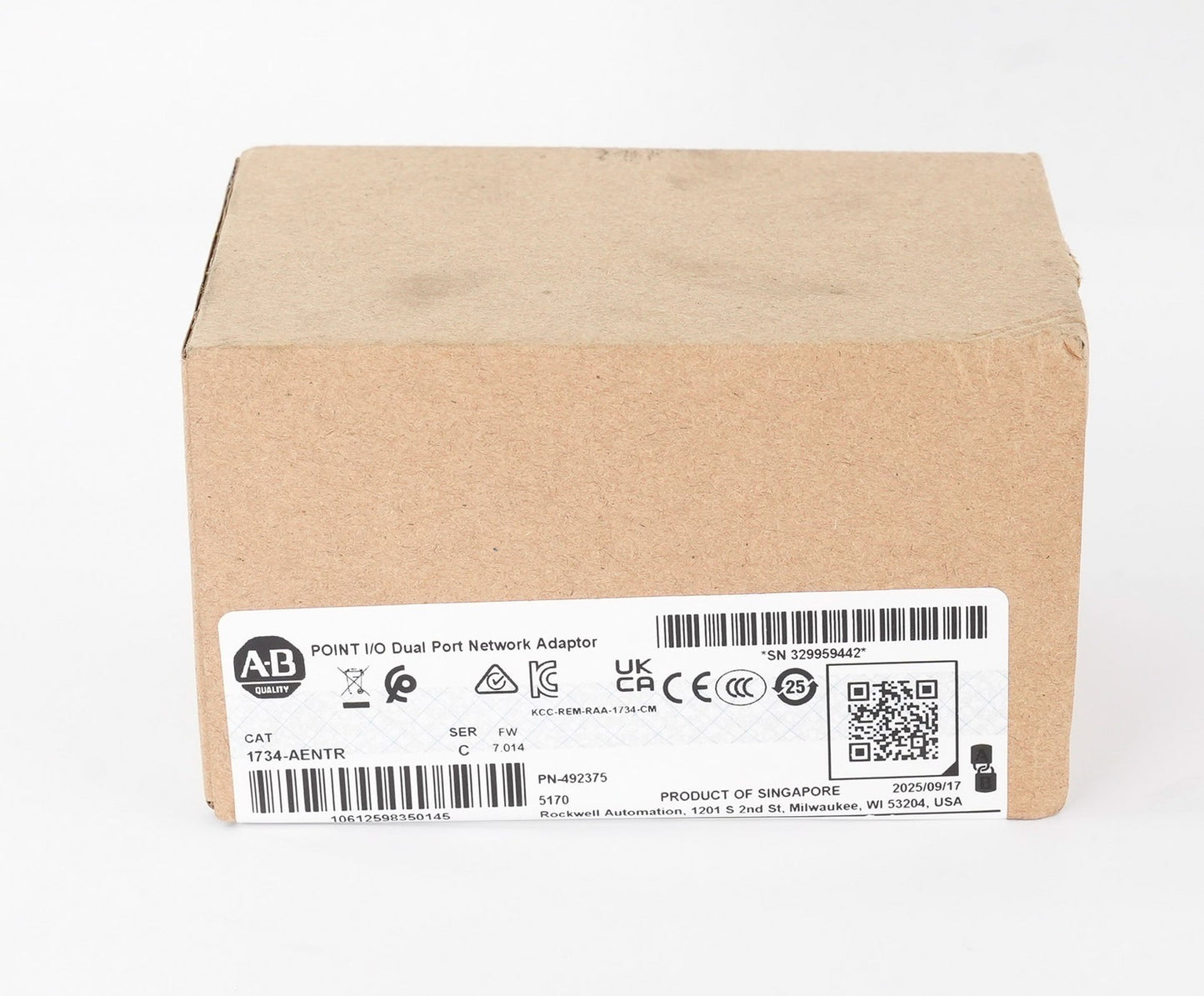 Allen-Bradley 1734-AENTR /C Point I/O Dual Port Network Adapter - Sealed Surplus