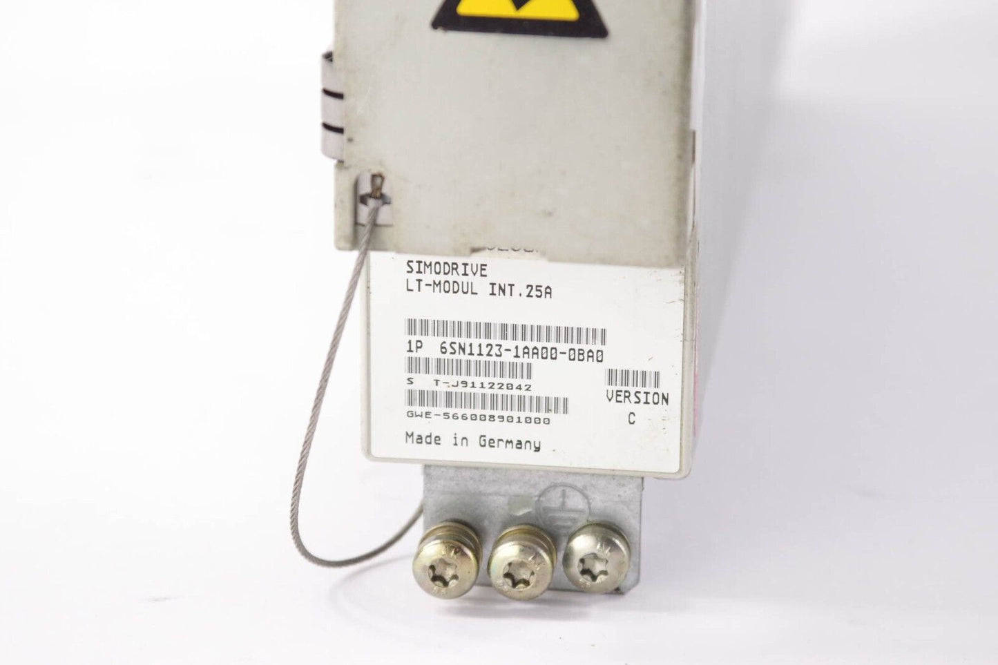 Vockers SIEMENS 6SN1123-1AA00-0BA0 SIMODRIVE LT-MODUL INT. 25A