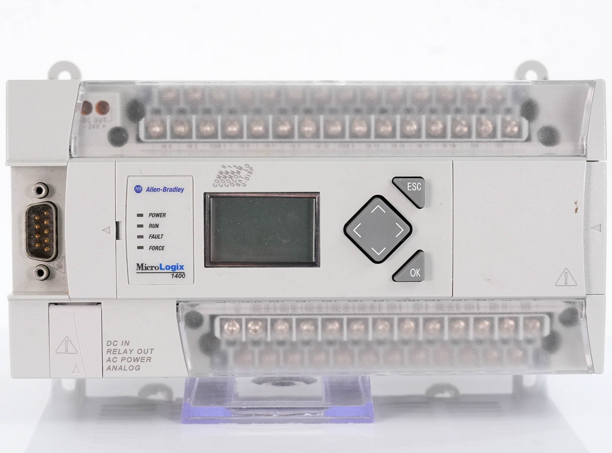 Allen Bradley 1766-L32BWAA Ser C MicroLogix 1400 PLC 120/240V AC 32 I/O