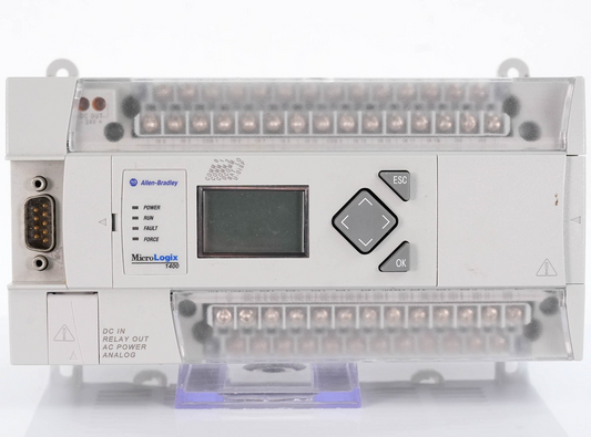 Allen Bradley 1766-L32BWAA Ser C MicroLogix 1400 PLC 120/240V AC 32 I/O