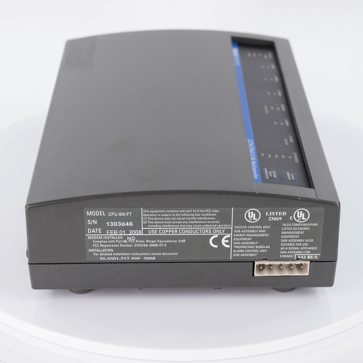 Andover Controls CPU-8M-FT Continuum Network Controller CPU8MFT 0 Node
