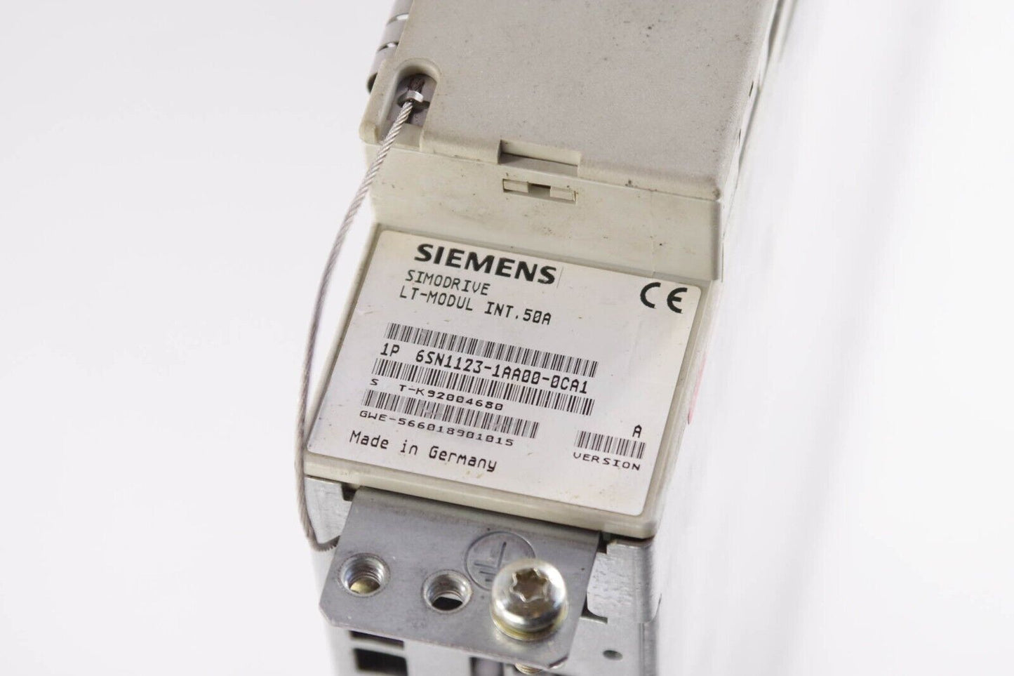 SIEMENS 6SN1123-1AA00-0CA1 SIMODRIVE LT-MODUL INT. 50A
