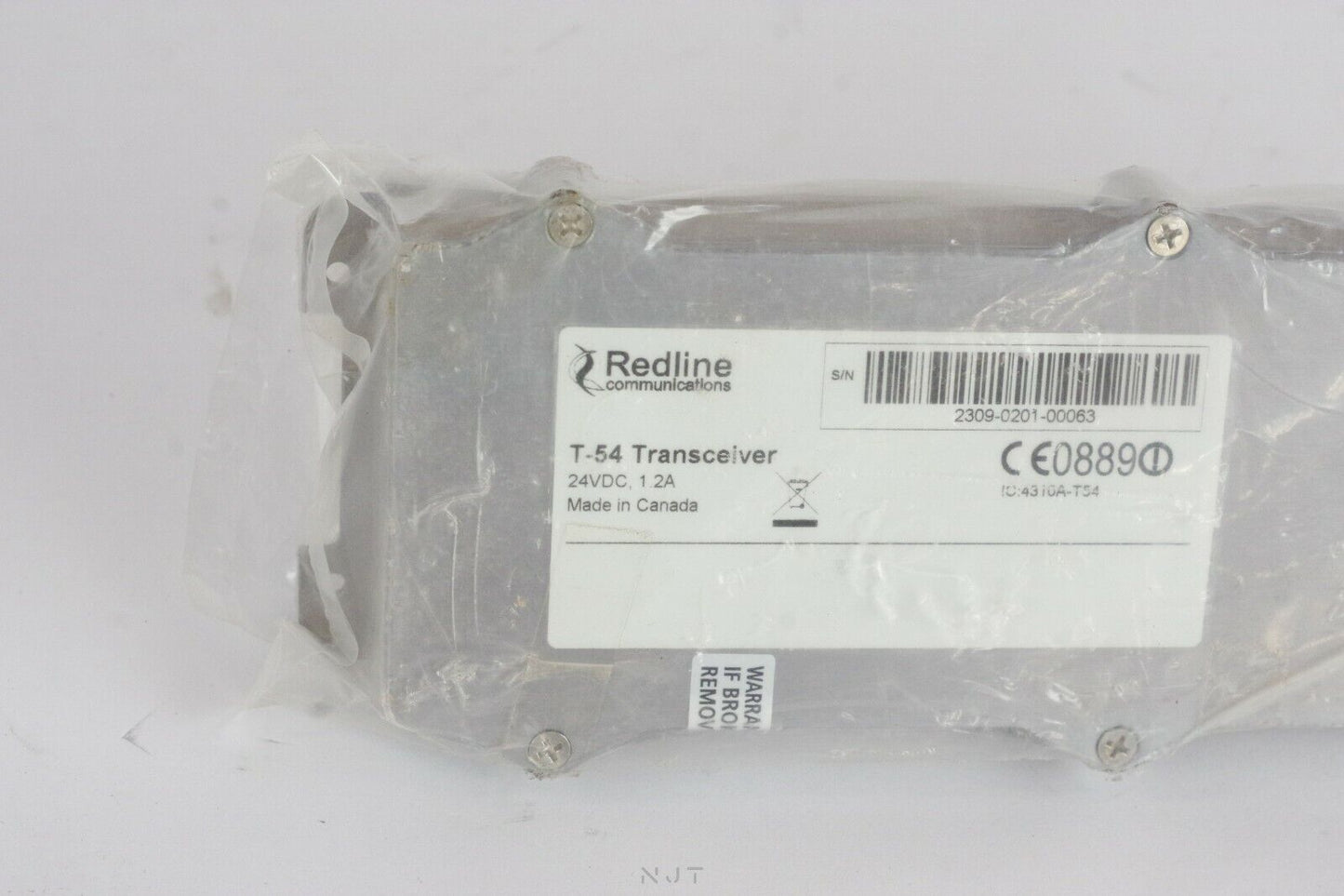 Redline Communications T-54 Transceiver 2309-0201-00063 24VDC 1.2A