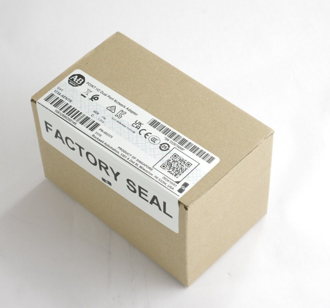 2024 Allen Bradley 1734-AENTR SER C Point I/O Module Sealed Surplus